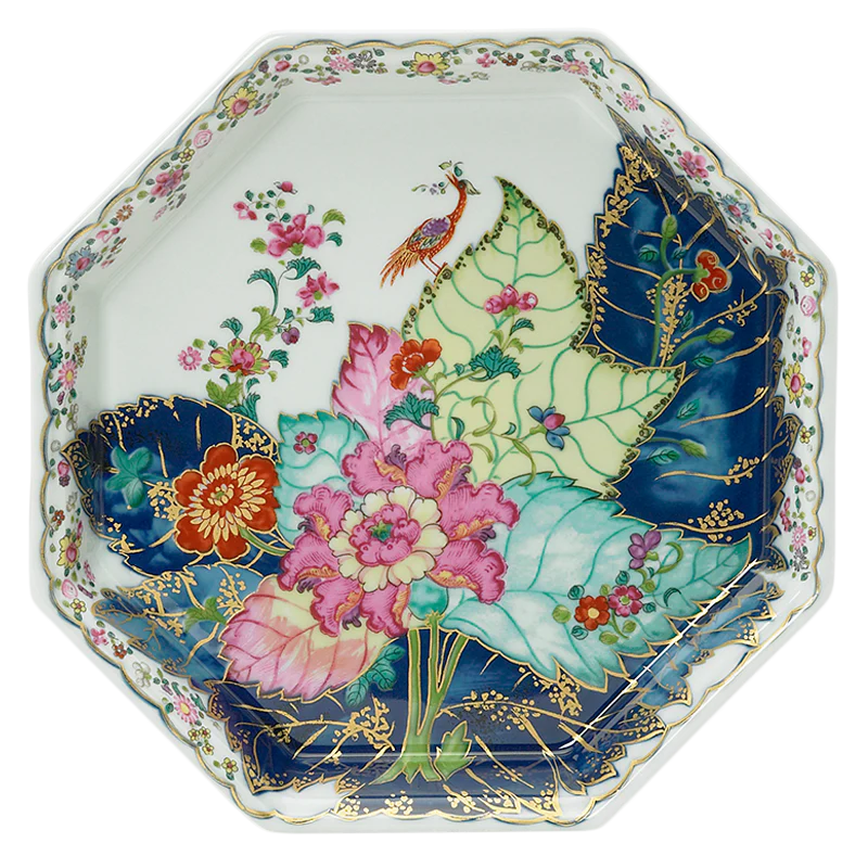 Tobacco Leaf Octagonal Tray