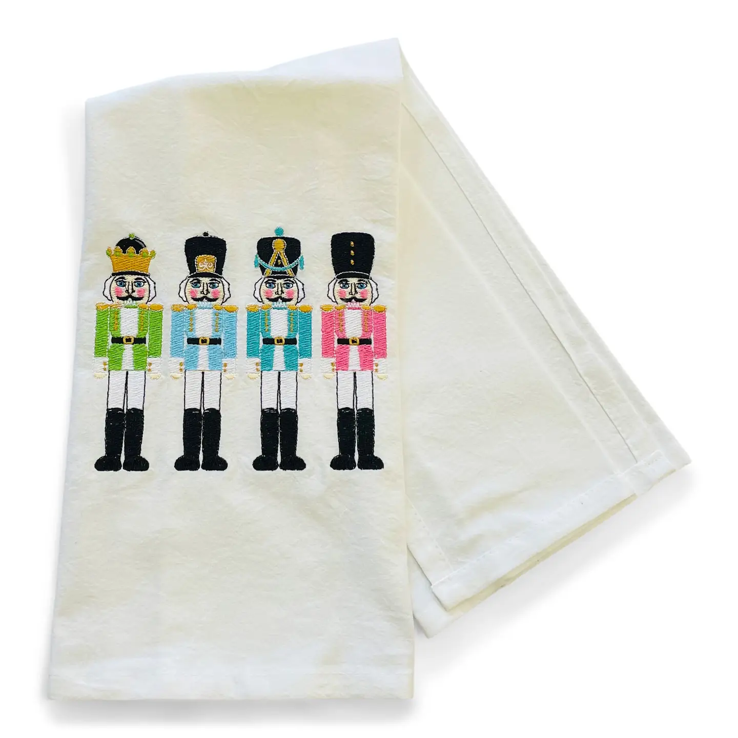 Tea Towel — Four Nutcrackers - Image 2