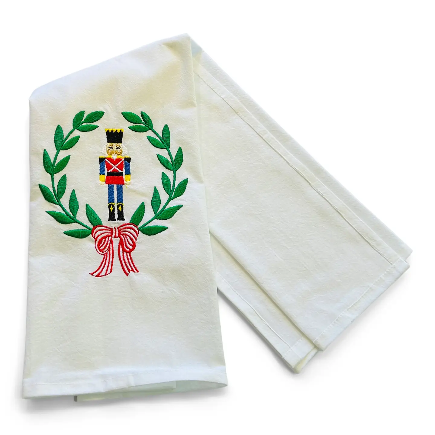 Tea Towel — Nutcracker in Laurel Wreath - Image 2
