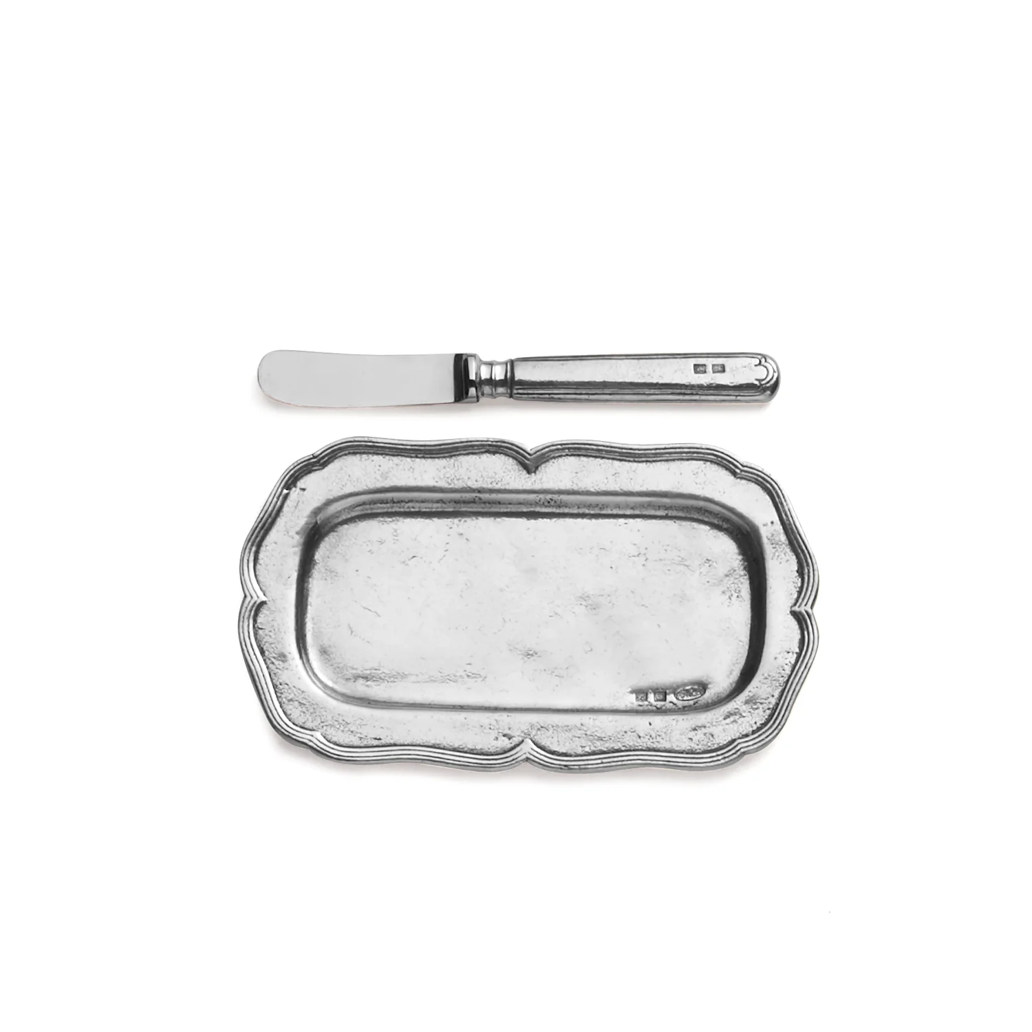 Vintage Butter Tray with Spreader