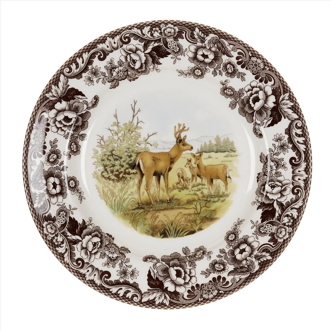 Woodland American Wildlife - Dinner Plate (Mule Deer)