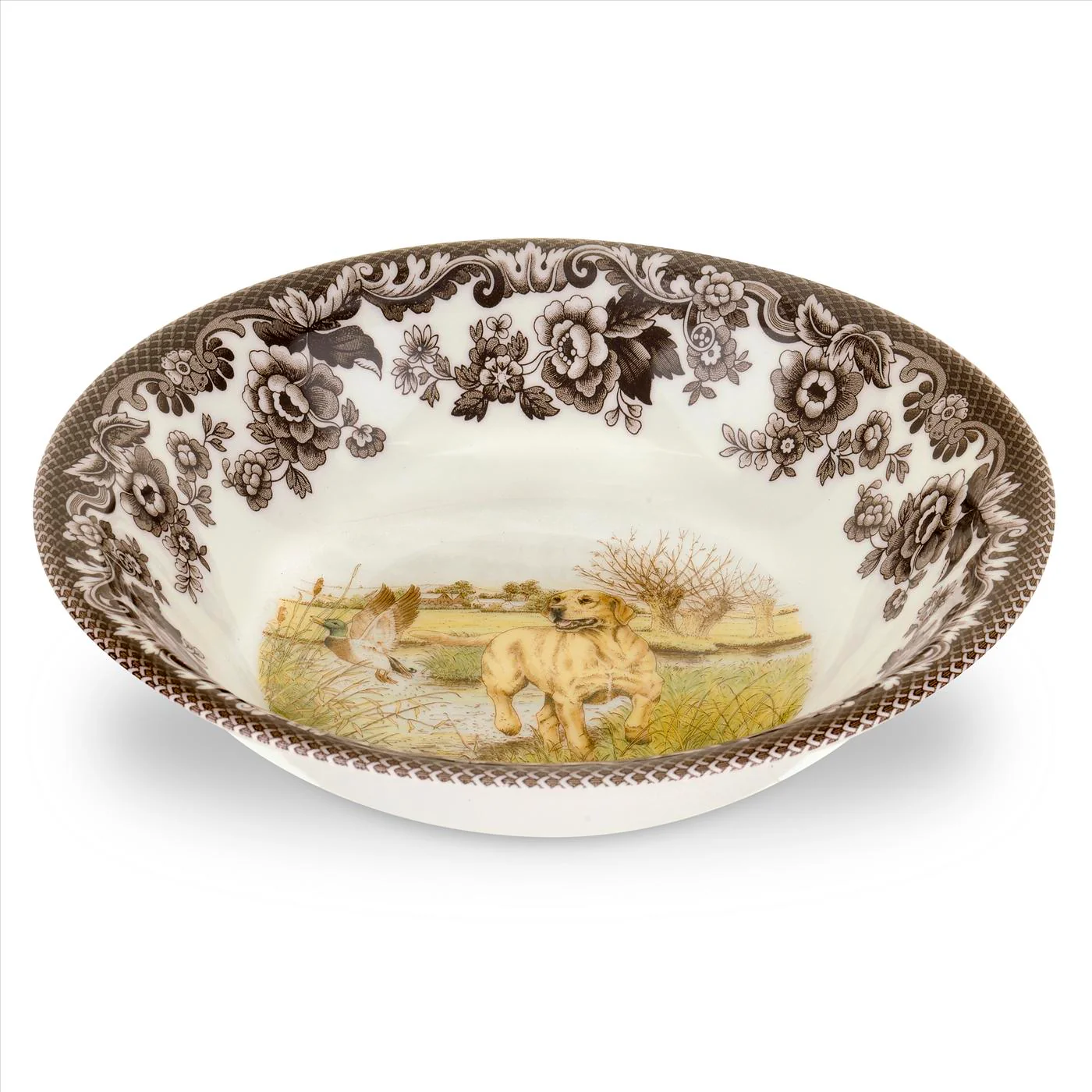 Woodland -  Ascot Cereal Bowl  (Yellow Labrador Retriever)