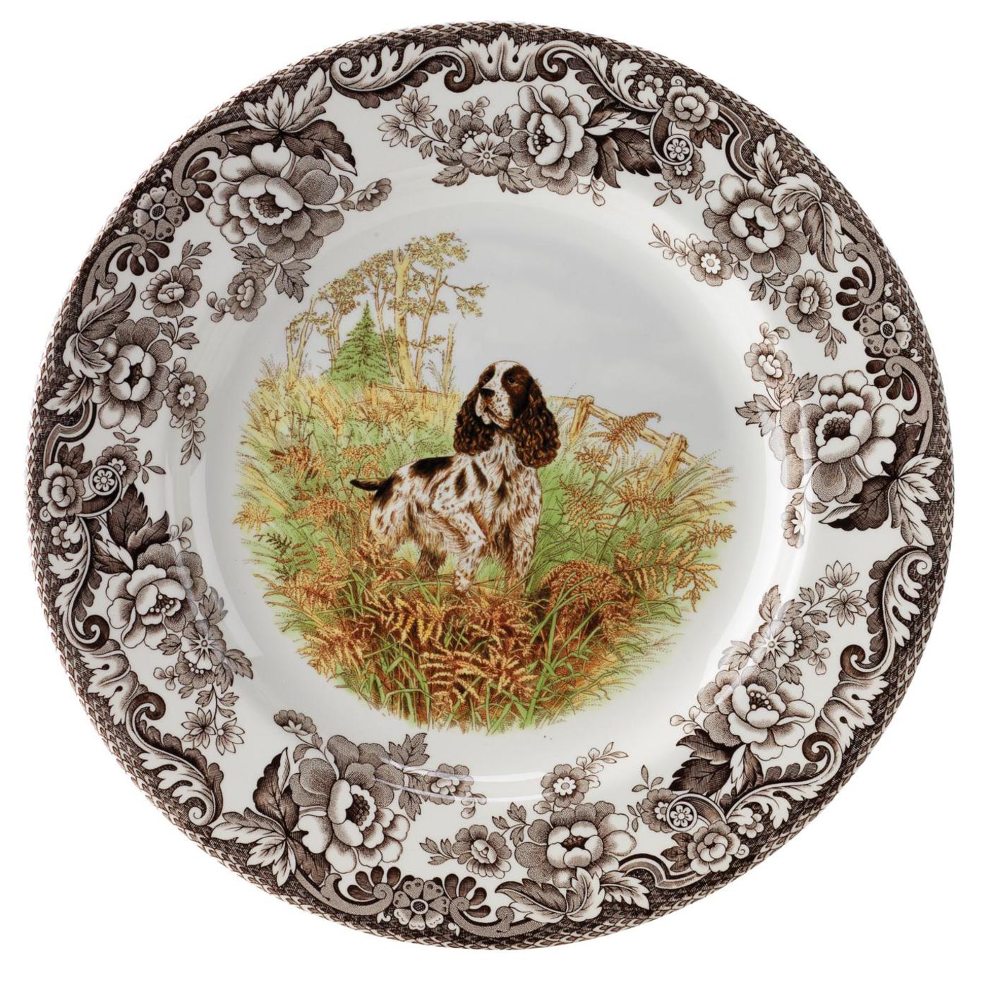 Woodland - Salad Plate (Spaniel)
