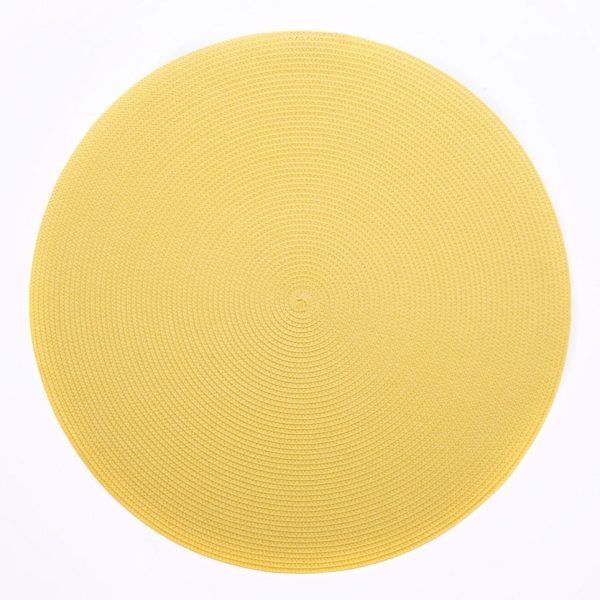 Linen Braid Woven Round Placemat - Image 27