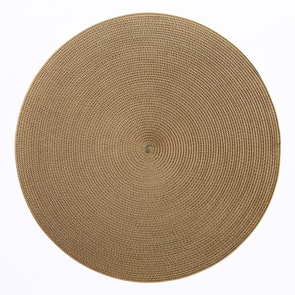 Linen Braid Woven Round Placemat - Image 36