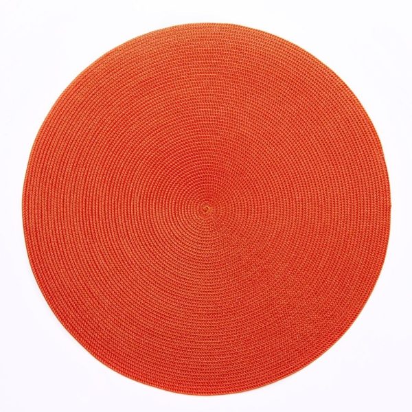 Linen Braid Woven Round Placemat - Image 66